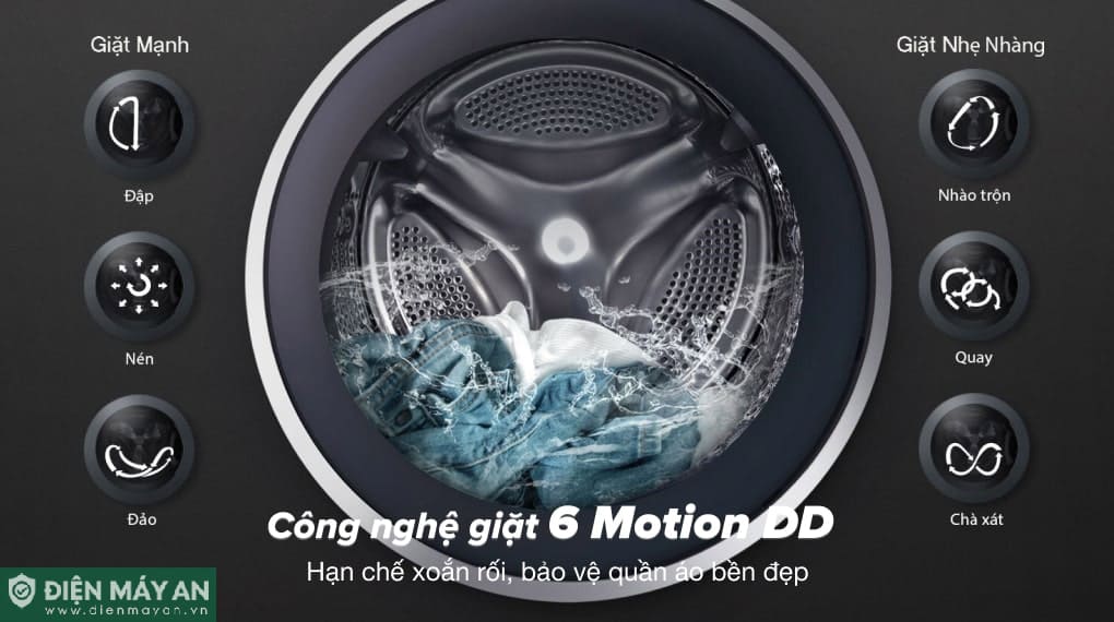 Máy giặt LG AI DD Inverter 10 kg FV1410S4P